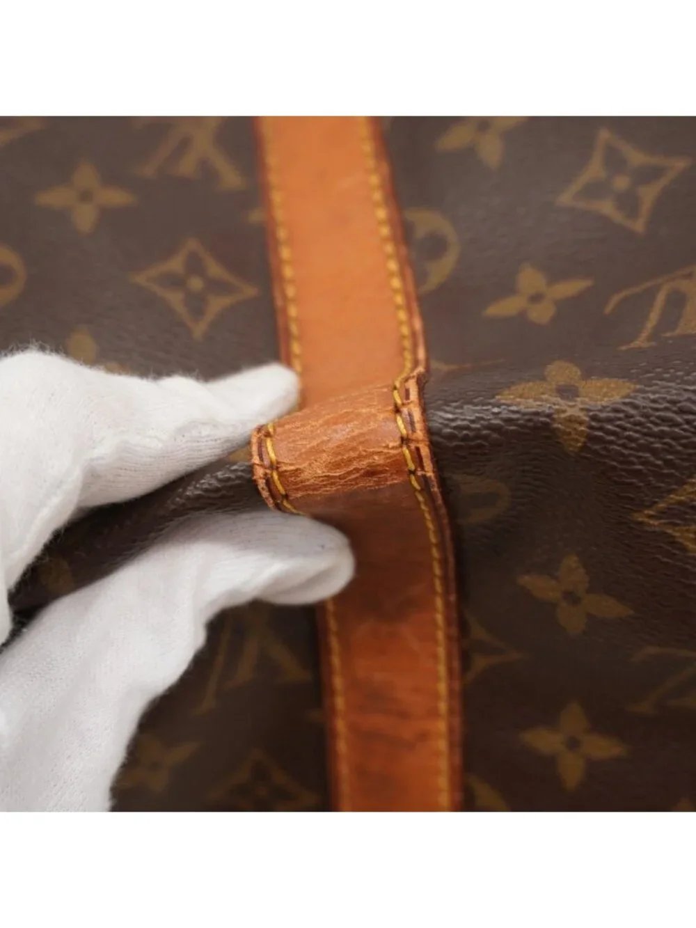 Louis Vuitton Boston Bag Monogram Keepall 50 Brown